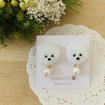 🐻‍❄️ビションフリーゼさんのピアス✧˖°