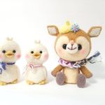 【ｗ様オーダー品】バンビとアヒルさん