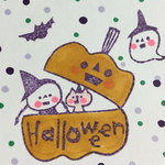 128　消しゴムはん　りんごの王様☆はろうぃんはんこ②☆