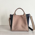 ☆opium様専用☆横マチML   マッドブラウン×ダークブルー×フォレストグリーン  倉敷帆布