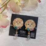 トイプードルのビーズ刺繍アクセサリー