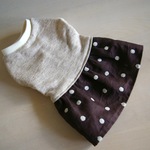 【オーダー】ドット刺繍のワンピース