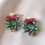🎄《クリスマス リースピアス》③
