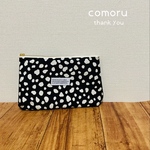 【ダーツポーチ　コスメポーチ　化粧ポーチ　小物入れ】ダルメシアンブラック