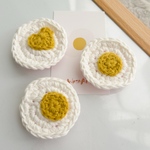 おいしい編み物マグネット （ めだまやき ）