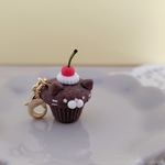 ねこねこカップケーキチャーム＊チョコレート