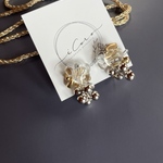組み合わせ自由♢clear×silver ball♢earring or pierce 