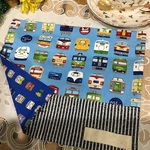 【再23】ちっちゃい20×25❤️電車可愛い両面ランチョンマット( 1点お選びください)