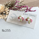  *六角形のピアス*【No.255(再販)】