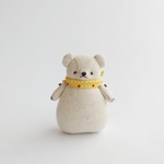 5.2cm/きゅまさん(ナチュラル/黄リボン)