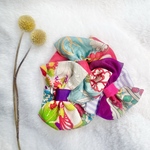 七五三 髪飾り　ヘッドドレス  和装髪飾り　アンティーク着物　③