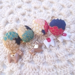 裏までかわいい♪くるみぼたんピアス・イヤリング　【十二支・うま】】(サージカルステンレス)