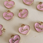 【再販】小さなハート♡LOVE pink