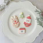 【数量限定ギフトバッグ付き♡】クリスマス　アイシングクッキー【サンタさん＆トナカイさん】