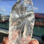 天然石 マダガスカル産 レインボー入りアイスデビル 水晶 原石　標本
