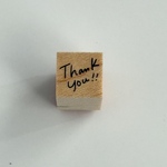 Thankyou mini  スタンプ【12㎜×12㎜】