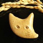 『こぎつね ブローチ』         送料無料