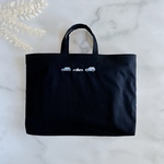 【マチあり大サイズ有・名入れOK】紺・車の刺繍・レッスンバッグ・男の子・マチあり・マチなし・入園・入学・お稽古・お受験・私立小・ネイビー