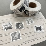 【ケースなし】トラとハチ（モノクローム）ラベラー風シール