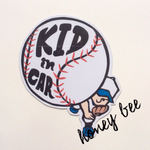 【野球ボーイ】kid in car マグネット