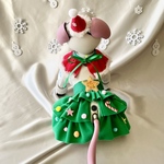 ツリー🎄スカート＆チョーカー(帽子付き)