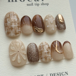【NO.83】brown nuanceネイル