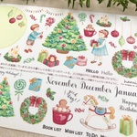 クリスマスデコレーション デコシート（マスキングシール）sticker