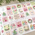 クリスマスデコレーション 2025年12月の日付シート（マスキングシール）sticker