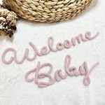 単品　Welcome Baby ウールレター