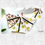 再再再…☆ニコちゃん大きめ　三角ポーチ　新生活☆給食袋　ランチバッグに