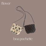 flower / boa pochette