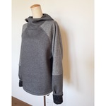 Knit&cut design HOODIE