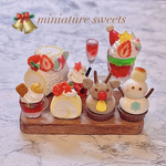 🎅NEWラスト1セット🎅クリスマススイーツセットDX✨👑✨ミニチュアスイーツ　フェイクスイーツ