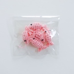 オキアミの編みぐるみ / 海の生き物 あみぐるみ 編みぐるみ 手編み 見立て おままごと 魚 さかな