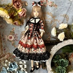 （再販）クラシカルワンピース　いちご柄