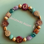 christmas assort Ｉ【22コセット】JIRI＊IVANA plusα#czech beads#チェコビーズ　8〜18㍉程度