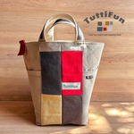 tuttifun＊patchwork bag  side pocket     A185
