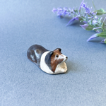 【7個限定】シェルティの箸置き（こげ茶色）