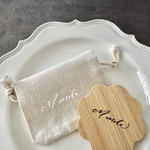 【m251221様専用】フラワー型ミラー席札　席札ミラー　プチギフト