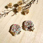 刺繍　ピアス　イヤリング　クリスマス