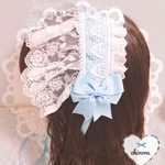 🆕🎄シスターベール♡ヘッドドレス (水色)ロリィタ ロリータ ヘッドドレス ヘドレ ゴシック クラロリ ゴスロリ バラ レース メイド コンカフェ 量産型 ブルー 青 可愛い クリスマス Xmas