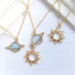 惑星と太陽ネックレス