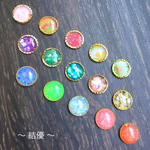 送料無料・艶めくゴールドリングピアス