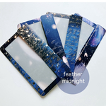 再販 ／A6 リフィル 4枚 saving 家計管理 袋分け貯金  feather midnight