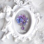 菫の香り　ブローチ