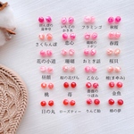 (5mm)(ペア販売)選べる シェルイヤリング　ミニちび　ひとつぶ　セカンドピアス　カラフル推し色　スタッド
