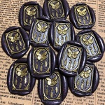 (再販×5)✨Vintage〜切手〜✨シーリングスタンプ＊シールパーツ＊コラージュ素材＊ジャンクジャーナル