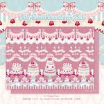 Cherish365【My Sweet Strawberry Cake - Pink】A4 デザインペーパー 10枚　CHO834