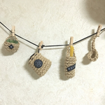 麻紐小物のガーランドA