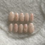 ♡ribbon nail (pink) ♡ ピンクネイル ♡ ぷっくりリボン ニュアンスネイル ♡ ガーリーネイル♡